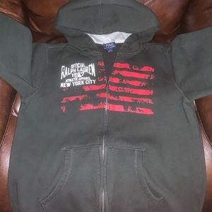 Ralph Lauren polo hoodie boys large